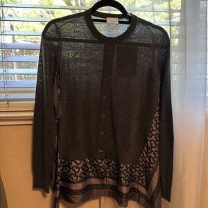 Burberry Grey Melange Cardigan